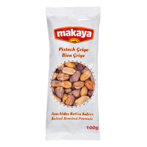 Makaya, Arachides salées et roties (salted, roasted peanuts), 110 x 100g.